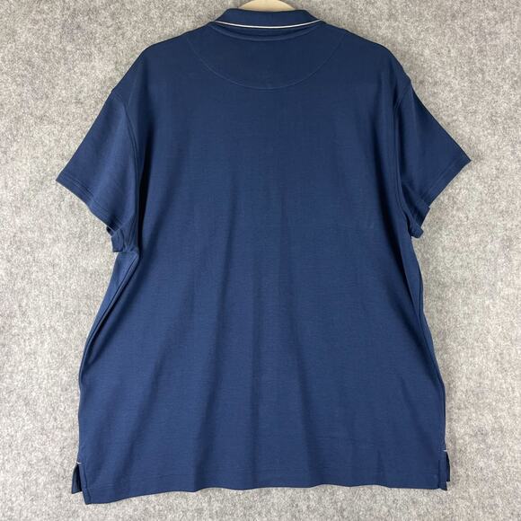 Banana Republic Luxury Touch Shirt Mens XL Blue Button Up Cotton Soft Preppy NEW - Picture 10 of 12